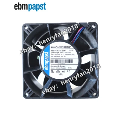 Ebmpapst 3218J/2H4P Axial Fan 48VDC 50W 1.0A 92*92*38MM 4-Pin PWM cooling Fan - Image 1 of 4