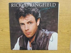 RICK SPRINGFIELD LIVING IN OZ 1983 SIGNED ORIGINAL LP AUTOGRAPH COA - Picture 1 of 1