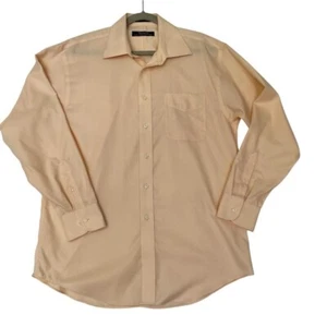 Travelor Hart Schaffner Marx Dress Shirt Wrinkle Free Long Sleeve Mens 15.5-34 - Picture 1 of 8