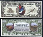 Lot of 500 Bills - Rooster Pheasant Million Dollar Novelty Bill