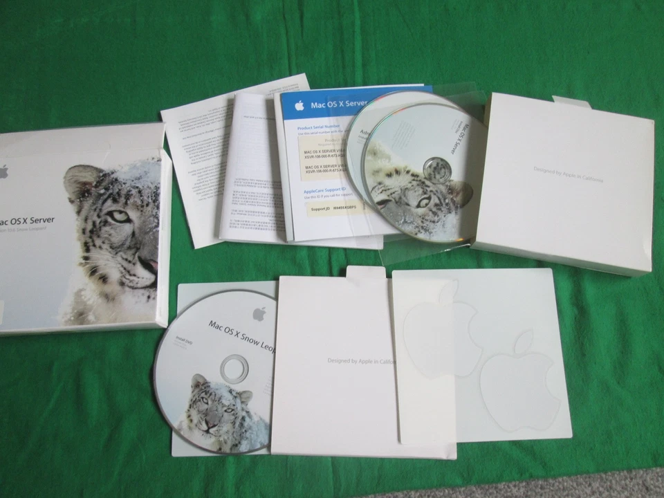 SNOW LEOPARD 10.6 MAC OS X  SERVER - APPLE MAC - MC190Z/A - COMPLETE - Image 1 of 1