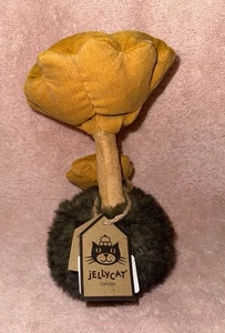 AUTHENTIC Jellycat Wild Nature Chanterelle Mushroom Yellow Plush NWT Retired - Picture 1 of 6
