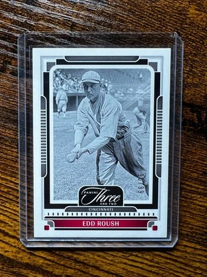 2025 Panini Three and Two EDD ROUSH #90/99 Cincinnati Reds - Image 1 of 2