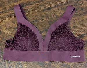 Vince Camuto Bra Lace Women Lrg Lounge Back Closure Removable Pad Stretch Core - Picture 1 of 4