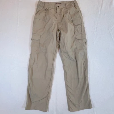 5.11 Tactical Taclite Pro Mens 34x32 Khaki Tan Cargo Pants Work Utility - Image 1 of 4