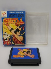 Astro Boy Mighty Atom Famicom Game Tezuka Osamu Bosoftware Complete Tested