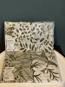 Par de Cajas y Barriles Edén Estándar Shams Hojas Verdes Hoja Árbol Nuevo en Paquete - Imagen 1 de 4