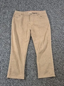 Raleigh Denim Alexander Jeans Mens 40x28 Straight Leg Stretch Beige - Picture 1 of 9