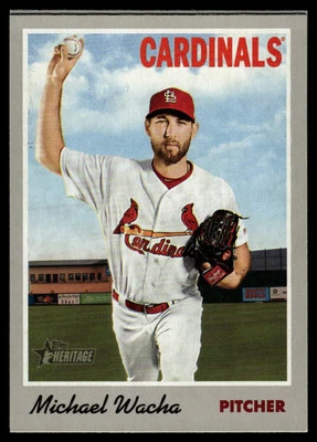 2019 Topps Heritage #119 Michael Wacha - Image 1 of 2