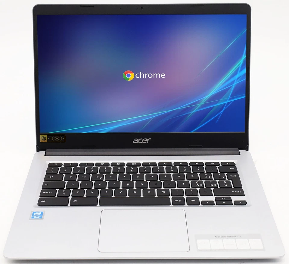Acer Chromebook 314 CB314 Portatile Intel Pentium N5030 4GB 64GB eMMC Qwerty - Immagine 1 di 4
