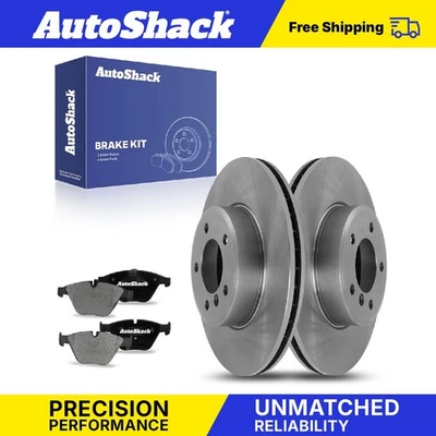 Front Brake Rotors Ceramic Pads for BMW 535xi 530i 525i 528xi 528i xDrive - Image 1 of 4