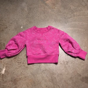 Disney Mickey and Minnie Mouse Pullover Hot Pink Sweatshirt for Kids Size 4 - Picture 1 of 6