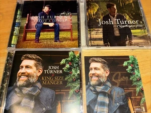 Josh Turner King Size Manger Signed Christmas CD NICE AUTOGRAPH+I Serve A Savior - Picture 1 of 3
