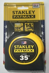 Stanley FatMax 35' Measuring Tape Brand New Made in America - Picture 1 of 4
