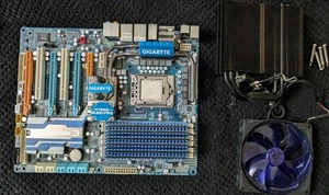 Gigabyte GA-EX58 Extreme Socket 1366 Motherboard I7 920 CPU 12Gb 1600 DDR3 - Photo 1/11