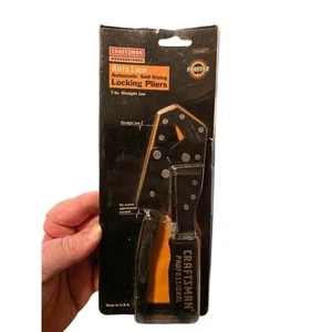 NEU Craftsman Profi Zange 7 Zoll Silber abschließbar automatisch - Bild 1 von 4