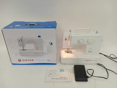 Singer Promise Sewing Machine Model 1409 Tested & Working Good Condition Boxed - Image 1 of 4