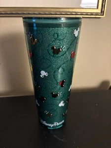 Disney Starbucks Mickey Mouse Icons Holiday Lights Tumbler No Straw 2024 - Picture 1 of 7
