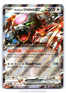 Bloomoon Ursaluna EX 141/167 - Twilight Masquerade - Pokemon Card - Near Mint - Picture 1 of 2