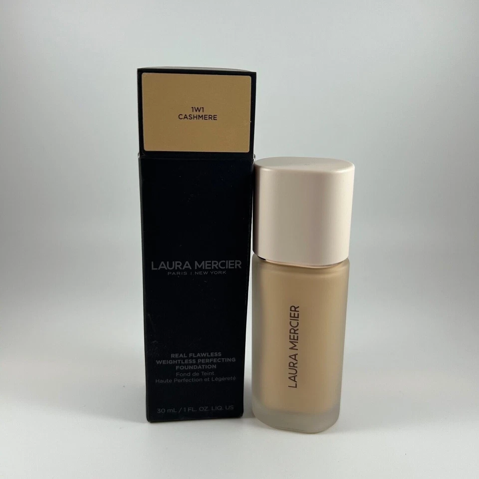 Base Perfeccionadora Laura Mercier Real Impecable Sin Peso - Cachemira 1W1 Foto 1 de 2