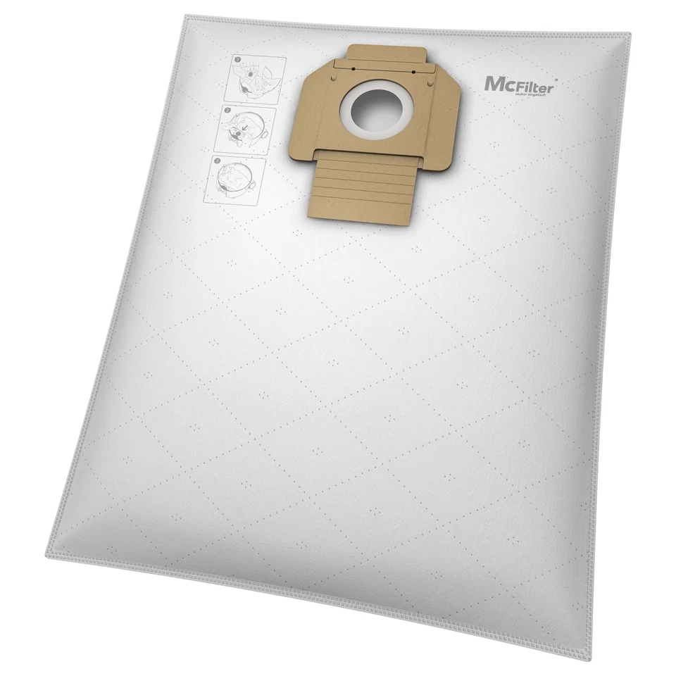 MCFILTER 10 Staubsaugerbeutel für Bosch GAS 15L 20L 2605411229 | Vlies Staubbeutel AT
