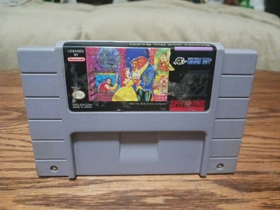 Beauty And The Beast (Super Nintendo SNES 1994) Game Only - Image 1 of 4
