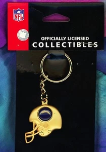 NFL Los Angeles CHARGERS 3-D (2 Sided) Logo Key Ring  - Picture 1 of 1