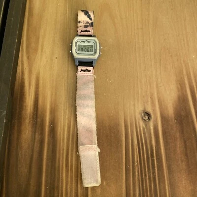 Reloj Pulsera Justice Accutime Niñas Rosa Azul Digital Día y Fecha Foto 1 de 4