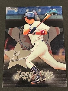 2000 Bowman Chrome Rick Asadoorian Teen Idols Insert TI11 Red Sox - Picture 1 of 2
