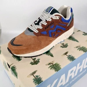 Karhu Legacy 96 Tenis Para Hombre 8 EE. UU. Marrón Azteca/Azul F806037 Árboles De Finlandia - Imagen 1 de 7