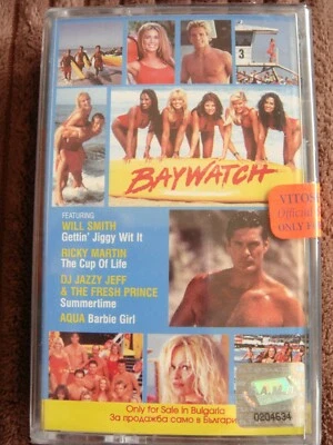 Baywatch Soundtrack 1998 - AUDIO CASSETTE, New, Sealed, Wyclef Jean, Will Smith - Image 1 of 2