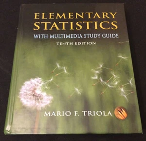 Elementary Statistics by Mario F. Triola (2007 hardcover w/CD-ROM) - BRAND NEW!! - Picture 1 of 7