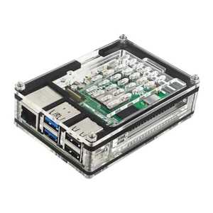 Clear Protective Case Convenient Transparent Case Fit for Raspberry Pi 5 4GB/8GB - Photo 1/21