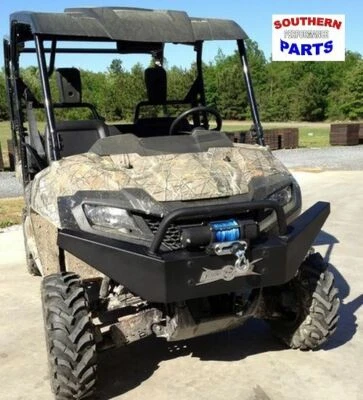 PARAGOLPES DELANTERO SERIE CABRESTANTE HECHO FUERTE HONDA PIONEER 700 2014-2016 Foto 1 de 4