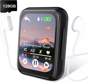 128GB MP3 Player with Bluetooth 5.3, Portable Digital Lossless Music Player with - Picture 1 of 7