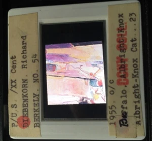 Richard Diebenkorn "Berkely No. 54" 35mm Art Slide Abstract Expressionism - Picture 1 of 3