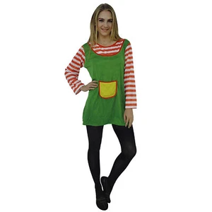 Damen Freche Göre Kostüm / Karneval Fasching Frechdachs Ringelshirt Kleid S/M - Bild 1 von 2