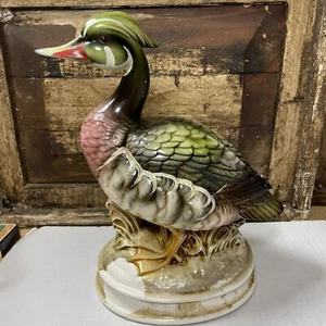 Seltene Vintage Ente Figur japanische Porzellan Statue Made in Japan 9,5" hoch - Bild 1 von 8