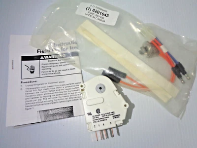 WHIRLPOOL/FSP OEM DEFROST TIMER KIT Part# 8201643, 4-32148-011, T.O.D. 31323 NEW - Image 1 of 4