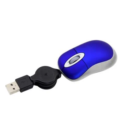 Mini USB Wired MouseRetractable Cable Tiny Small Mouse for 3-8 Years Kids Chi... - Image 1 of 4