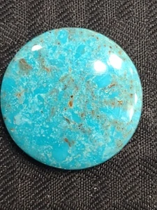 54ct. 1 Cabochons Turquoise Beautiful Blue w/Green Tone Cannonea Mine - Imagen 1 de 4