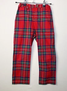 Vineyard Vines Pants Boys 6 Jolly Plaid Breaker Holiday Red Christmas Preppy - Picture 1 of 8