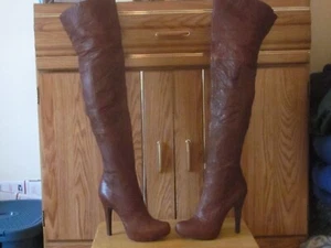 Report Signature "Fairfax 2" Over The Knee Boots Size:8.5M-Pre Owned With Box - Picture 1 of 7