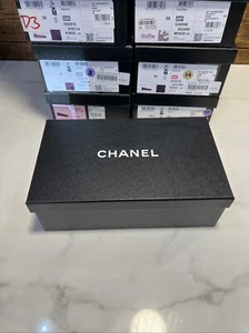 Authentic Chanel Empty Storage Box 11.75” x 7” x 4” For Chanel Flats w/ Tissue - Bild 1 von 12