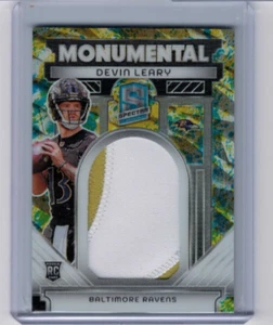 2024 Panini Spectra Devin Leary Monumental Patch Splatter Rookie RC #'ed 4/8 - Picture 1 of 1
