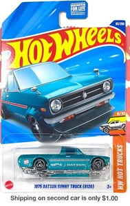 Hot Wheels 1975 DATSUN SUNNY TRUCK (8120), Green, 2025 #93 Box Ship JDM - Picture 1 of 8