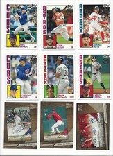 1984 DESIGN & 2018 TOPPS NOW REVIEW -   2019 TOPPS INSERTS -ALL LISTED- U PICK!!