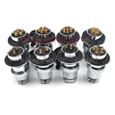 GX30 M30 2 3 4 5 6 7 8 10 Pin Aviation Waterproof Connector,Bulkhead Power Plug - Image 1 of 4