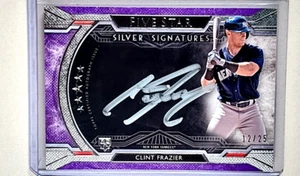 2018 Topps Five Star Silver Signatures #FFSS-CF Clint Frazier /25 Rookie Auto RC - Picture 1 of 2