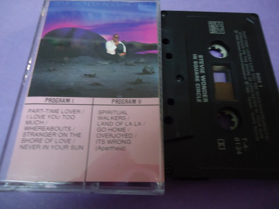 STEVIE WONDER ~ In Square Circle ~ Cassette Tape Canada Tested - Image 1 of 1